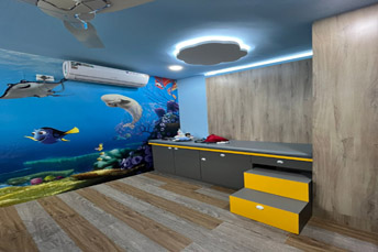 kids clinic interior by Reflections Interior Studio